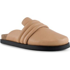 $170 THE SHOE BEAR Siri Leather Mule BIRKENSTOCK STYLE BEIGE 37 (DA4)